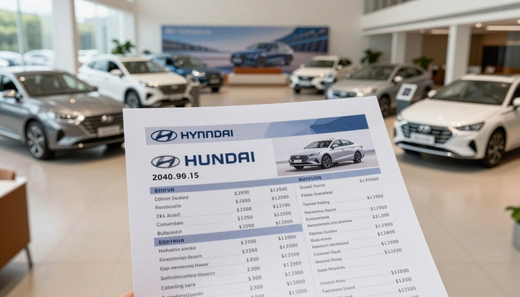 hyundai price list hyundai price list